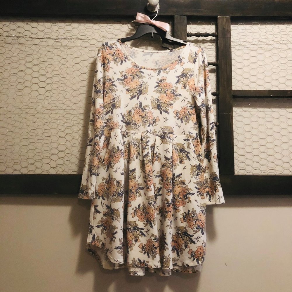 Long Sleeve Floral Dress